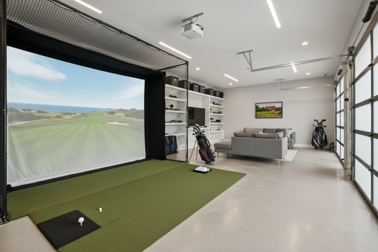 create a garage sim golf