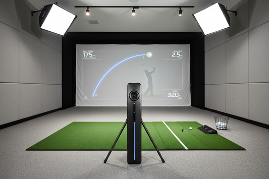 launch monitor for golfing indoors 